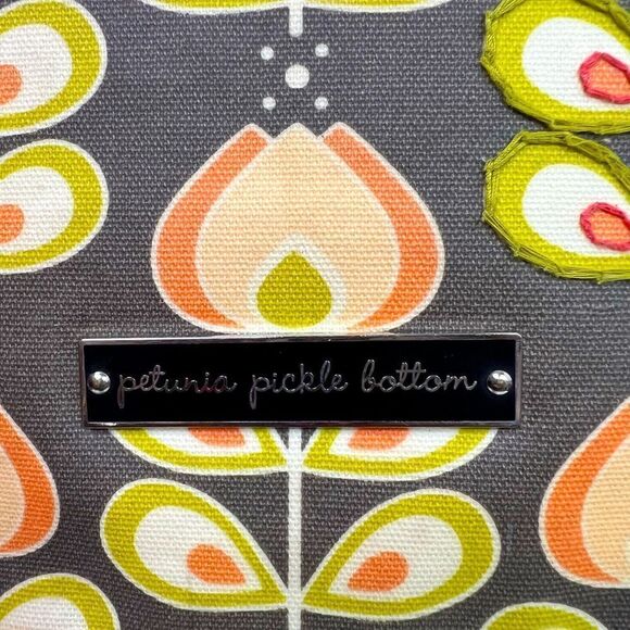 Petunia Pickle Bottom Boxy Backpack Diaper Bag in Oslo in Bloom - Picture 3 of 14